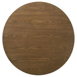  Coaster Furniture Franklin 706438 36-inch Round Pedestal Coffee Table - Dark Brown IMAGE 2