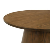  Coaster Furniture Franklin 706438 36-inch Round Pedestal Coffee Table - Dark Brown IMAGE 5