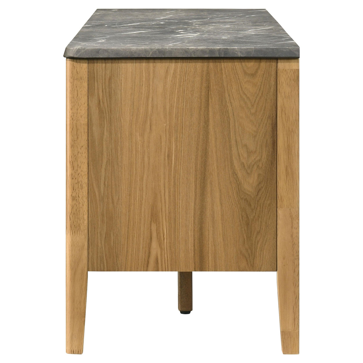  Coaster Furniture Bradley 706442 63-inch 2-Door SmartTop TV Stand - Grey/Natural IMAGE 10