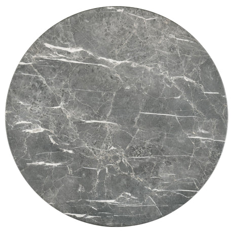  Coaster Furniture Bradley 706448 Round SmartTop Coffee Table - Grey/Natural IMAGE 5