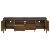  Coaster Furniture Bradley 706452 63-inch 2-Door SmartTop TV Stand Smokey and Brown - Smokey Grey/Brown IMAGE 10