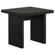  Coaster Furniture Decker 706477 Square Occasional End Table - Black IMAGE 1