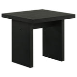  Coaster Furniture Decker 706477 Square Occasional End Table - Black IMAGE 1