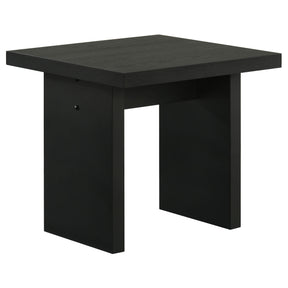  Coaster Furniture Decker 706477 Square Occasional End Table - Black IMAGE 1
