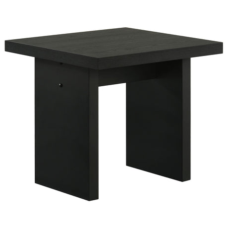  Coaster Furniture Decker 706477 Square Occasional End Table - Black IMAGE 1