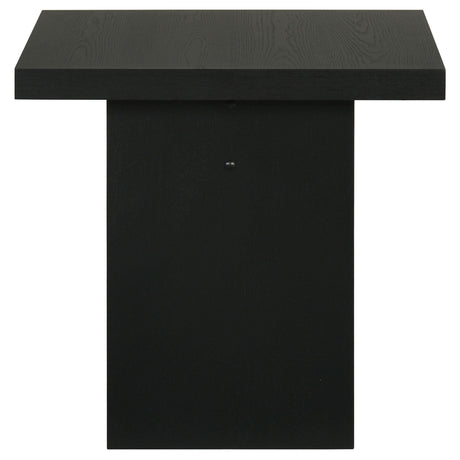  Coaster Furniture Decker 706477 Square Occasional End Table - Black IMAGE 3