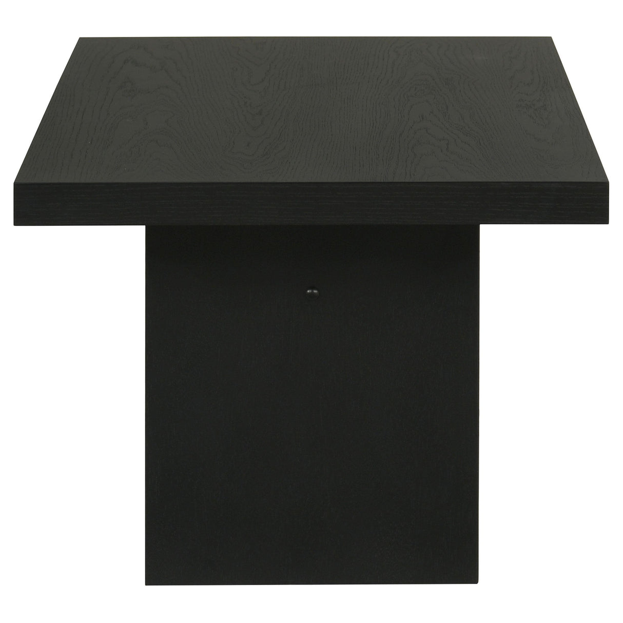  Coaster Furniture Decker 706478 47-Inch Rectangular Coffee Table - Black IMAGE 3
