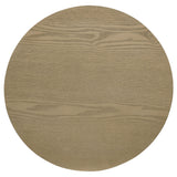  Coaster Furniture Hamlyn 706498-S3 3-piece Round Fluted Coffee and End Table Set - Natural Oak IMAGE 4