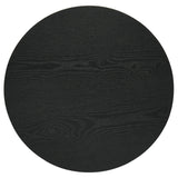  Coaster Furniture Hamlyn 706507 Round Fluted Occasional End Table - Black IMAGE 6
