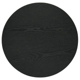  Coaster Furniture Hamlyn 706508-S2 2-piece Round Fluted Coffee and End Table Set - Black IMAGE 3