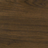 Coaster Furniture Hamlyn 706517 Round Fluted Occasional End Table - Walnut IMAGE 4