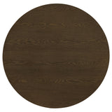  Coaster Furniture Hamlyn 706518-S2 2-piece Round Fluted Coffee and End Table Set - Walnut IMAGE 9