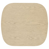  Coaster Furniture Kailani 706587 Coastal Square Side Table with Shelf - Beige Oak IMAGE 9