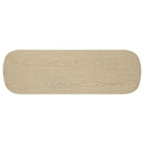  Coaster Furniture Kailani 706589 Coastal Sofa Console Table with Shelf - Beige Oak IMAGE 7