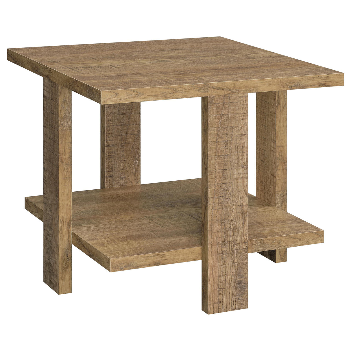  Coaster Furniture Dawn 707718-S3 3-piece Round Coffee and End Table Set - Mango Brown IMAGE 11
