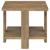  Coaster Furniture Dawn 707718-S3 3-piece Round Coffee and End Table Set - Mango Brown IMAGE 3