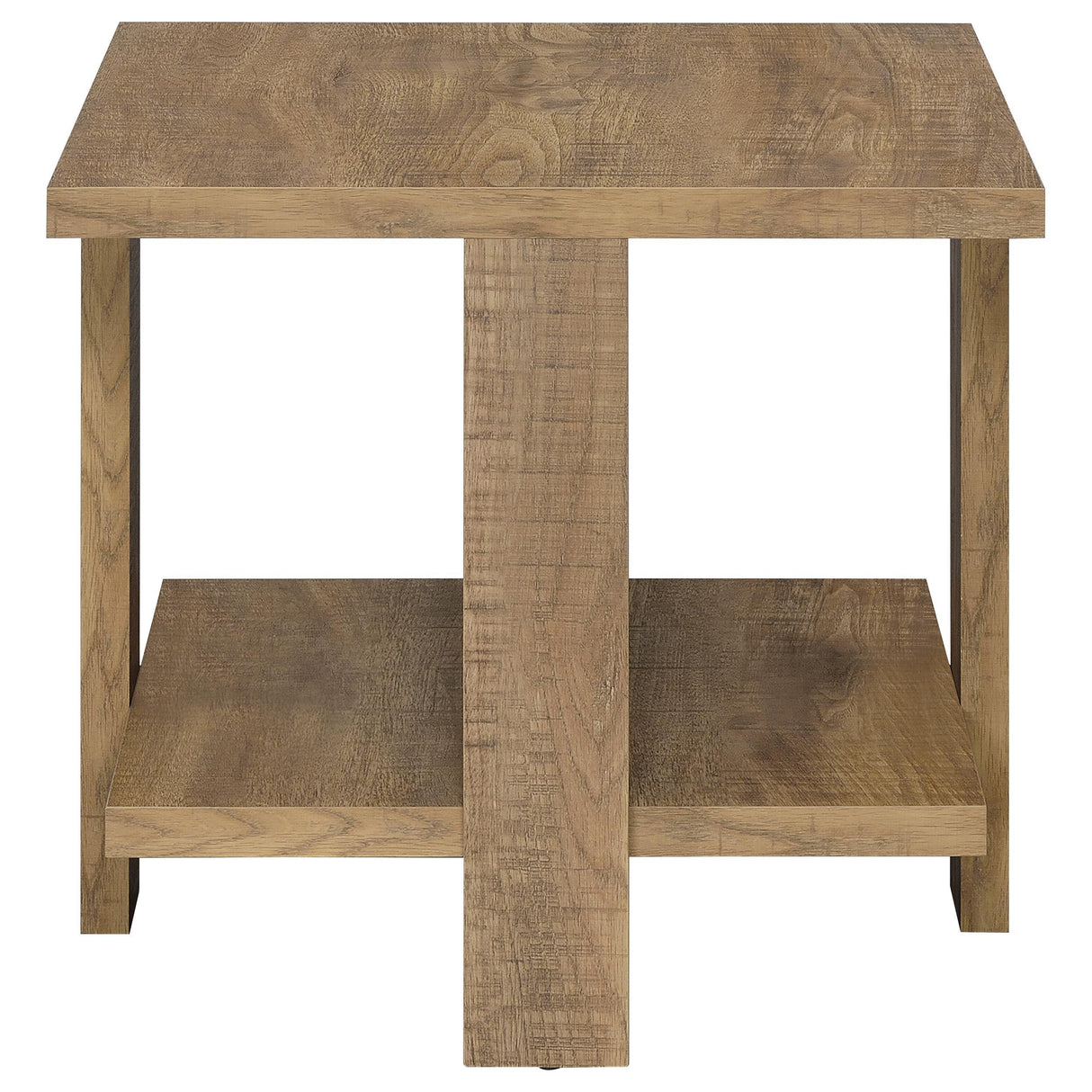  Coaster Furniture Dawn 707718-S3 3-piece Round Coffee and End Table Set - Mango Brown IMAGE 4