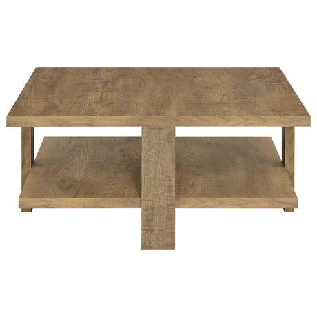  Coaster Furniture Dawn 707718-S3 3-piece Round Coffee and End Table Set - Mango Brown IMAGE 7