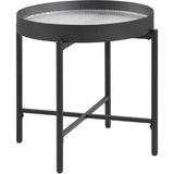 Coaster Furniture Ozella 707898-S2 2-piece Round Coffee and End Table Set - Sandy Black IMAGE 10