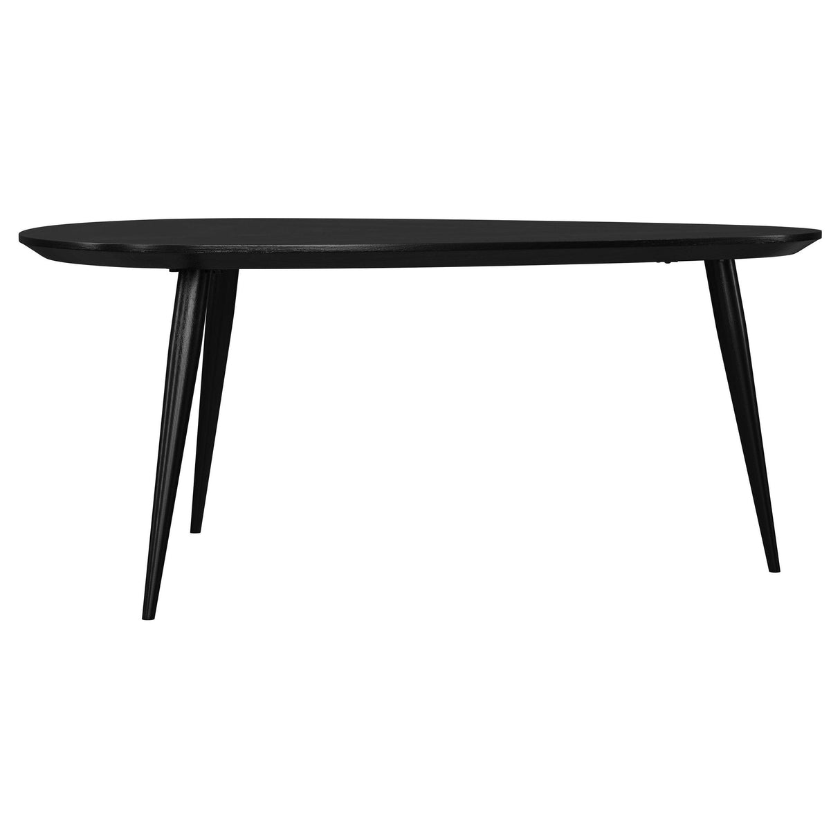  Coaster Furniture Odessa 707918-S3 3-piece Triangular Coffee and End Table Set - Black IMAGE 3