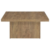  Coaster Furniture Devar 708068-S2 2-piece Square Coffee and End Table Set - Mango IMAGE 5