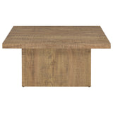  Coaster Furniture Devar 708068-S3 3-piece Square Coffee and End Table Set - Mango IMAGE 3