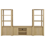  Coaster Furniture Laurelton 708222 60-inch 2-door TV Stand Media Console - Light Oak IMAGE 12