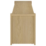  Coaster Furniture Laurelton 708222 60-inch 2-door TV Stand Media Console - Light Oak IMAGE 3