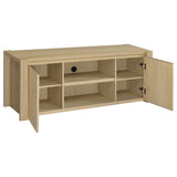  Coaster Furniture Laurelton 708222-SET 3-piece Entertainment Center TV Stand - Light Oak IMAGE 14