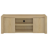  Coaster Furniture Laurelton 708222-SET 3-piece Entertainment Center TV Stand - Light Oak IMAGE 15