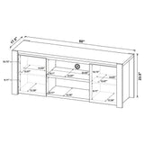  Coaster Furniture Laurelton 708222-SET 3-piece Entertainment Center TV Stand - Light Oak IMAGE 19