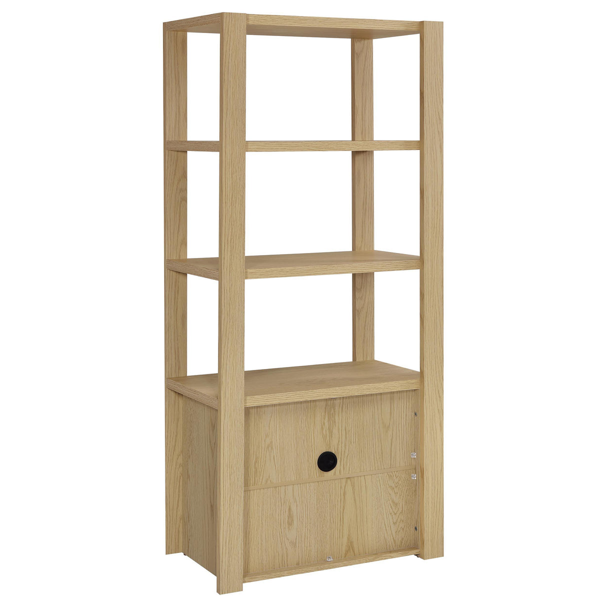  Coaster Furniture Laurelton 708222-SET 3-piece Entertainment Center TV Stand - Light Oak IMAGE 5