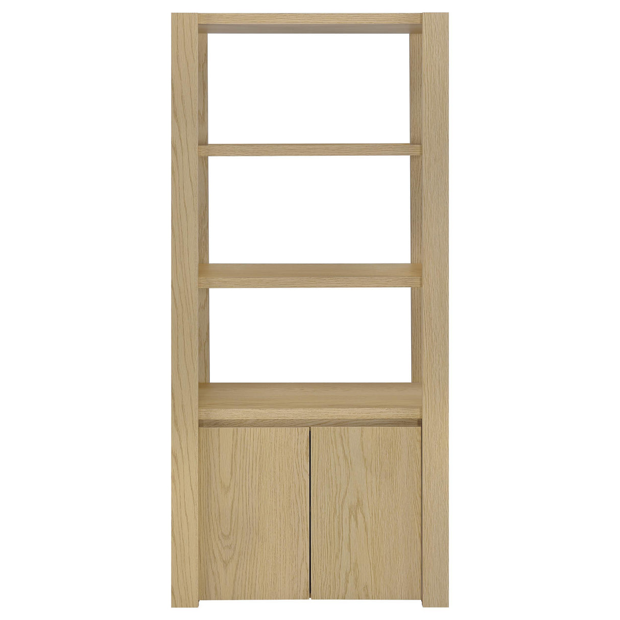  Coaster Furniture Laurelton 708224 3-shelf Media Tower Tall Pier Cabinet - Light Oak IMAGE 11