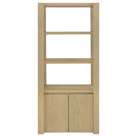  Coaster Furniture Laurelton 708224 3-shelf Media Tower Tall Pier Cabinet - Light Oak IMAGE 11