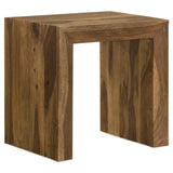  Coaster Furniture Odilia 708418-S2 2-piece Solid Wood Coffee and End Table Set - Auburn IMAGE 7