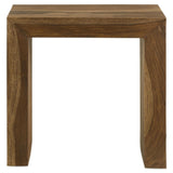  Coaster Furniture Odilia 708418-S3 3-piece Solid Wood Coffee and End Table Set - Auburn IMAGE 10