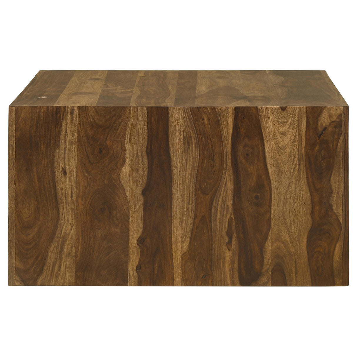  Coaster Furniture Odilia 708418-S3 3-piece Solid Wood Coffee and End Table Set - Auburn IMAGE 3