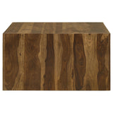  Coaster Furniture Odilia 708418-S3 3-piece Solid Wood Coffee and End Table Set - Auburn IMAGE 3