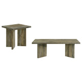  Coaster Furniture Andando 708498-S2 2-piece Coffee and End Table Set - Mango Brown IMAGE 1