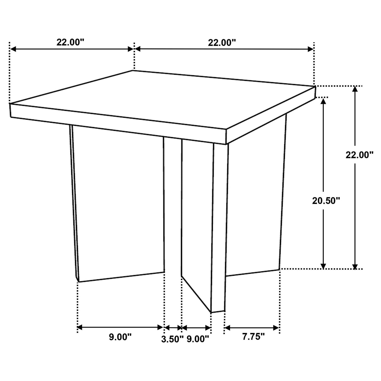  Coaster Furniture Andando 708498-S3 3-piece Coffee and End Table Set - Mango Brown IMAGE 11