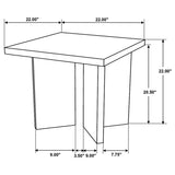  Coaster Furniture Andando 708498-S3 3-piece Coffee and End Table Set - Mango Brown IMAGE 11