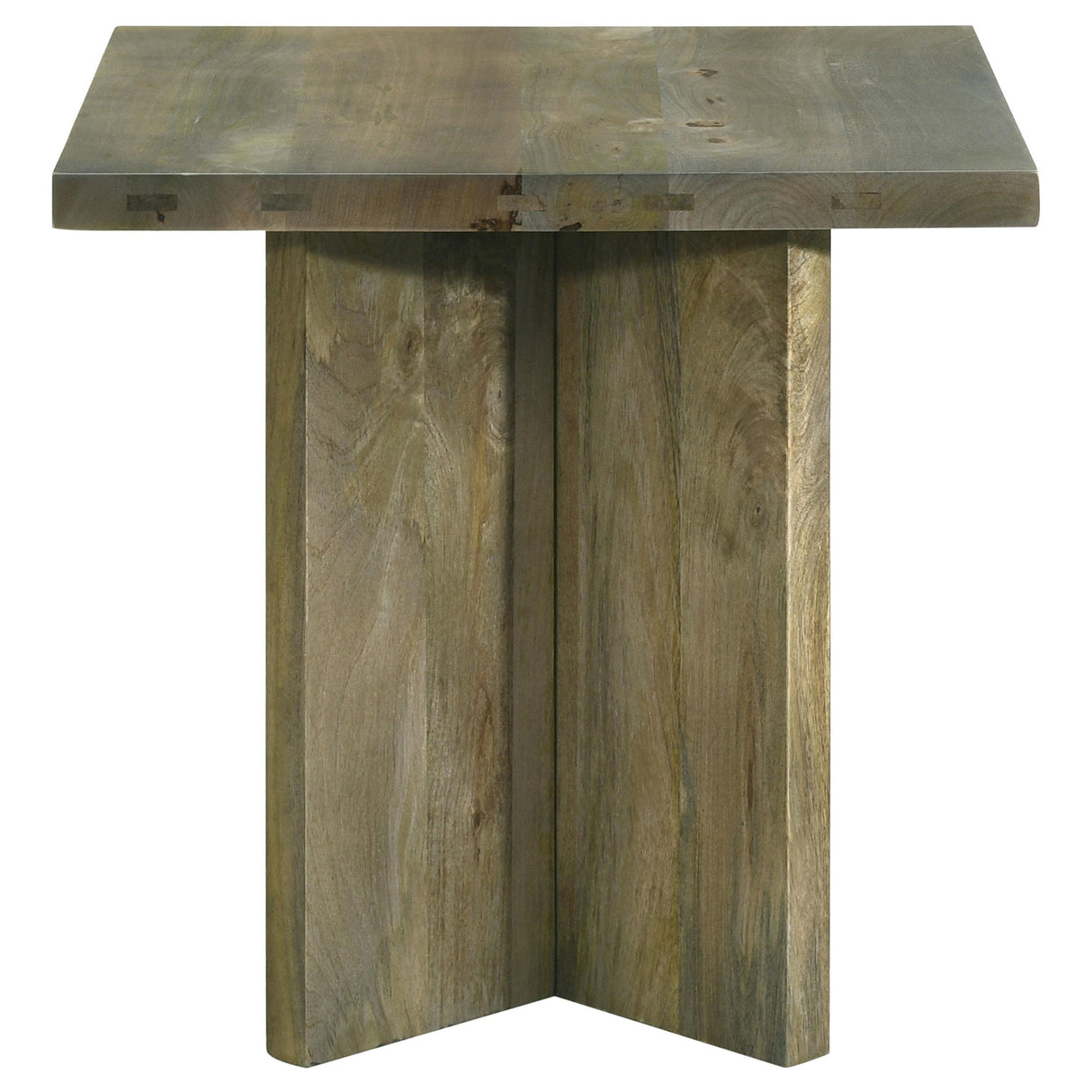  Coaster Furniture Andando 708498-S3 3-piece Coffee and End Table Set - Mango Brown IMAGE 3