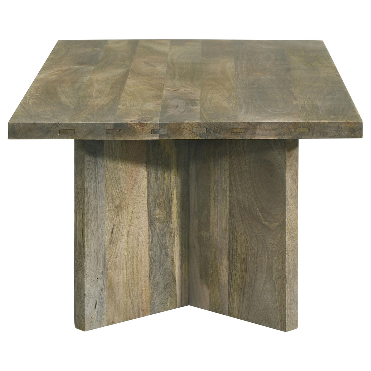  Coaster Furniture Andando 708498-S3 3-piece Coffee and End Table Set - Mango Brown IMAGE 4