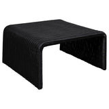  Coaster Furniture Cahya 708518-S2 2-piece Rattan Coffee and End Table Set - Black IMAGE 7