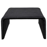  Coaster Furniture Cahya 708518-S3 3-piece Rattan Coffee and End Table Set - Black IMAGE 4