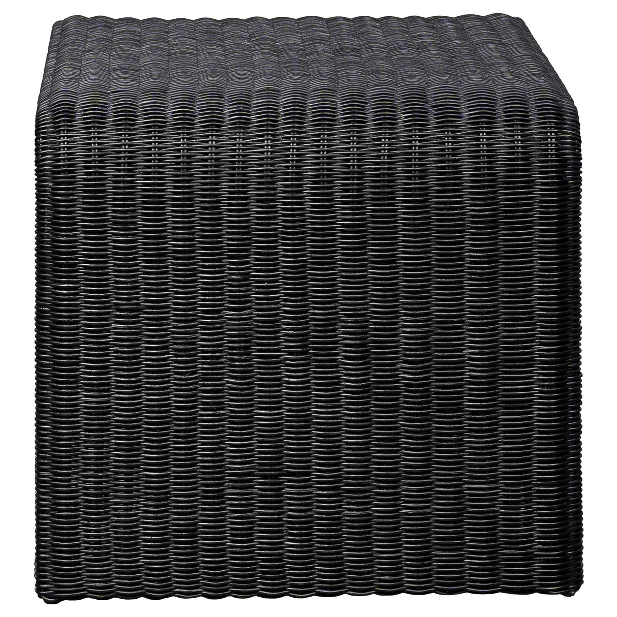  Coaster Furniture Cahya 708518-S3 3-piece Rattan Coffee and End Table Set - Black IMAGE 6