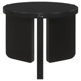  Coaster Furniture Cordova 709678-S2 2-piece Solid Wood Coffee and End Table Set - Black IMAGE 7
