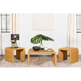  Coaster Furniture Cahya 709818-S3 3-piece Rattan Coffee and End Table Set - Natural IMAGE 2