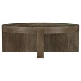  Coaster Furniture Kinkaid 710138-S2 2-piece Solid Wood Coffee and End Table Set - Brown IMAGE 7