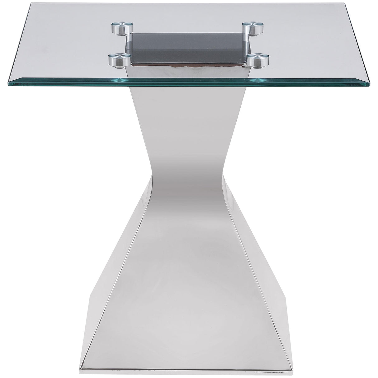  Coaster Furniture Jenny 710208-S3 3-piece Rectangular Coffee and End Table Set - Chrome IMAGE 6